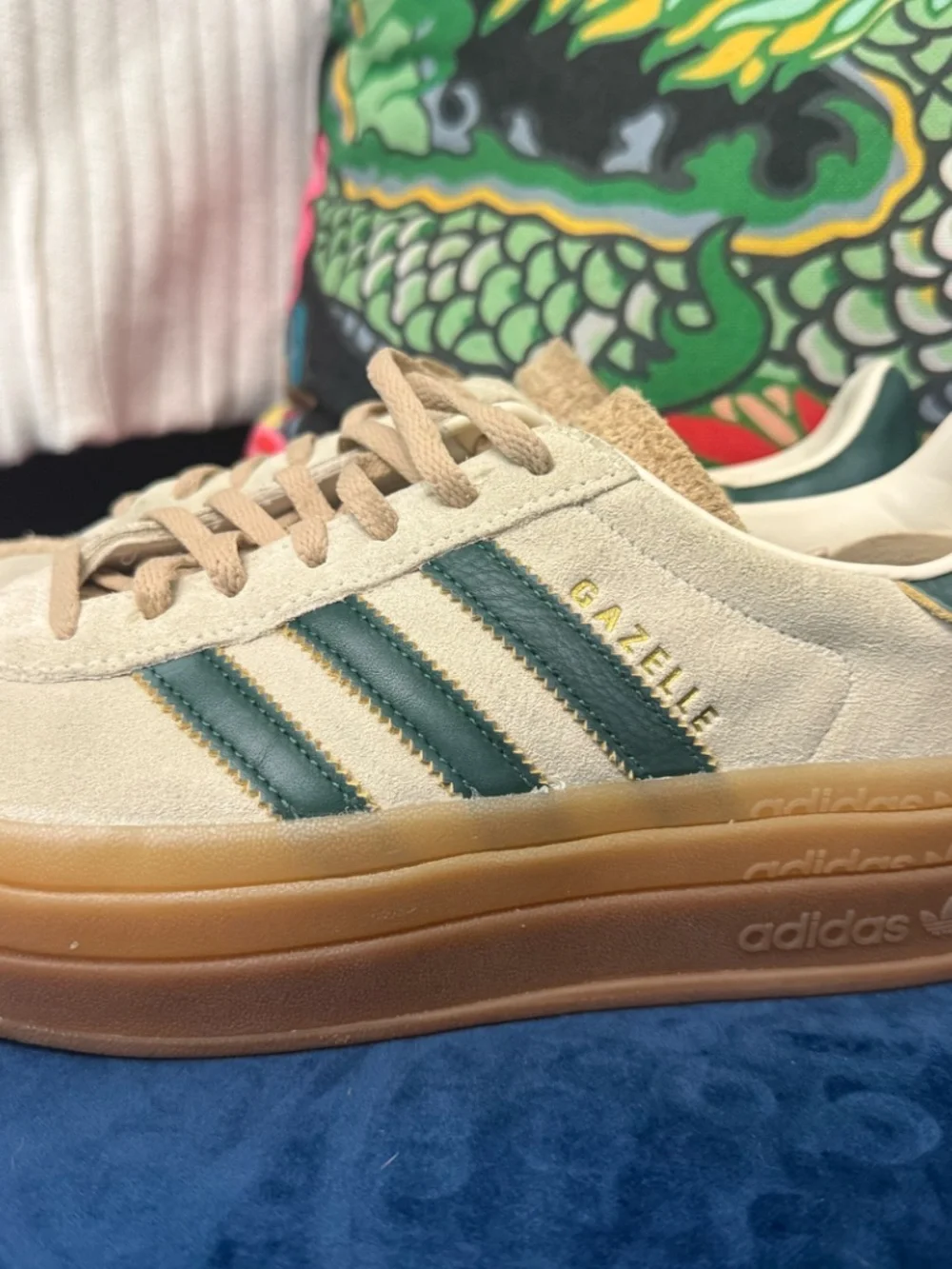 Adidas Gazelle Bold Sneakers – Women’s Size 8.5 – Like New ✨ - Picture 4 of 4